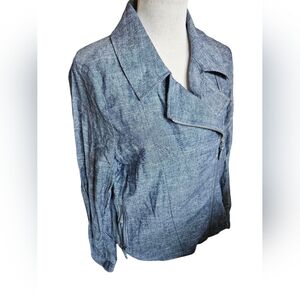 Max Studio Blue Jean Jacket